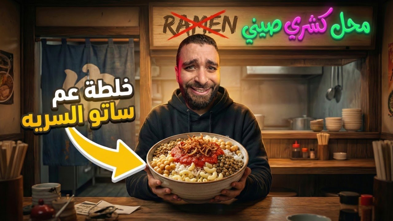  انا اشتغلت ليلة في محل كشري صيني! و اتعرضت للتحمرش! 🥲 