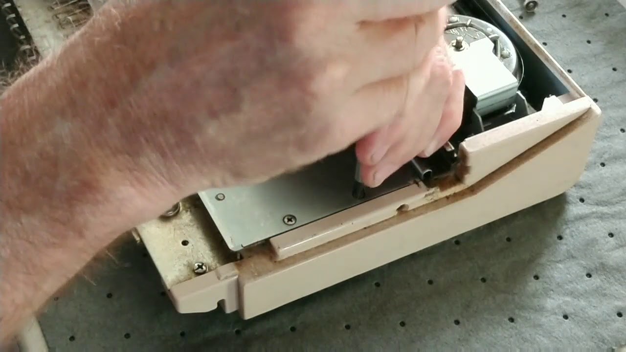 Cleaning and servicing the Brother card reader- includes getting the machine out of the case