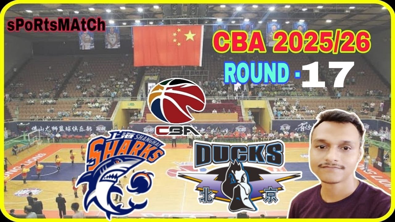 china CBA basketball Round 17 | Shanghai Sharks vs Beijing Ducks (86-67) full match