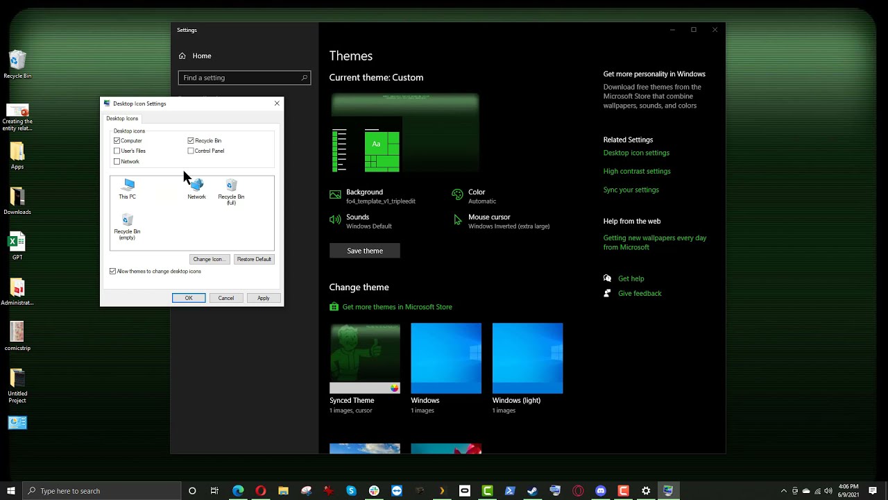 How to get back a missing 'My Computer' or 'This PC' desktop icon in Windows 10.