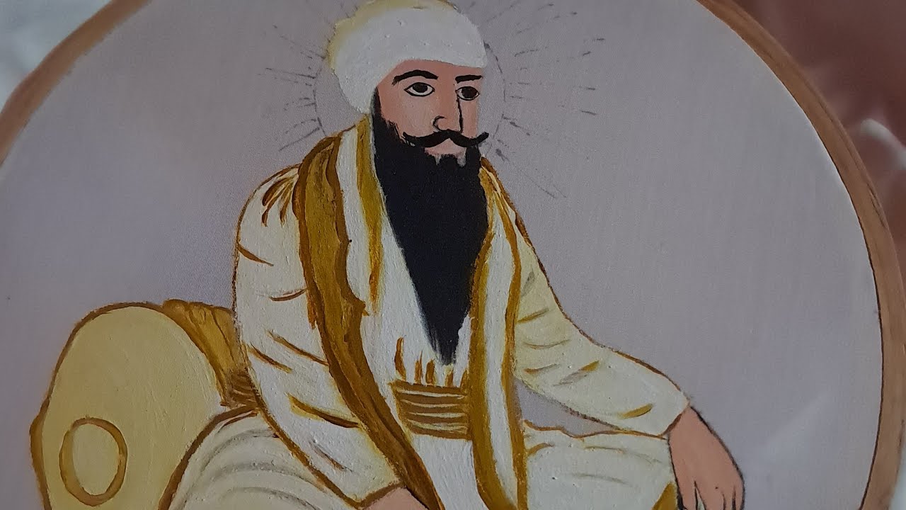 Guru Ram Das Ji Painting Live 🎨 | 4th Sikh Guru | Divine Sikh Art | Waheguru Ji Live