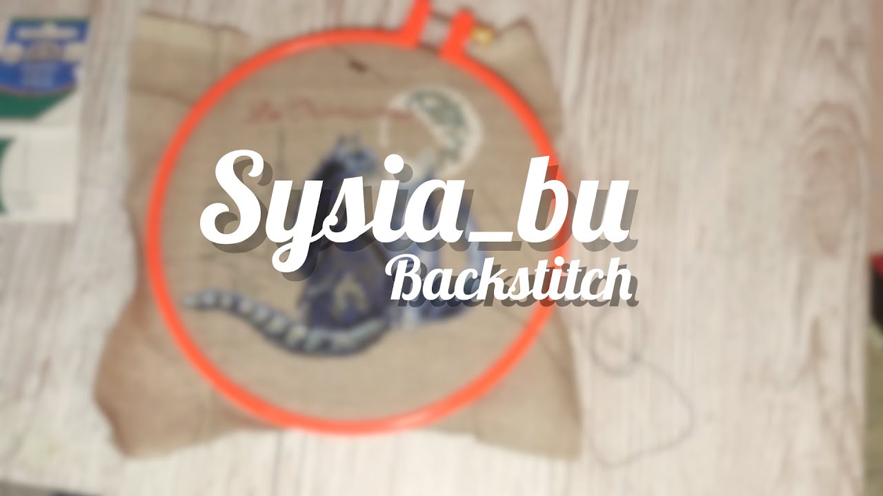 Jak zrobić backstitch | Sysia_bu #20