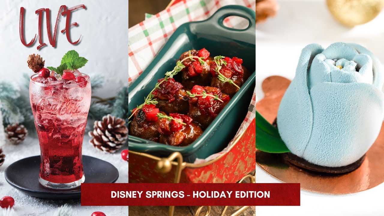 Disney Springs Holiday Menus Revealed — Live Podcast!