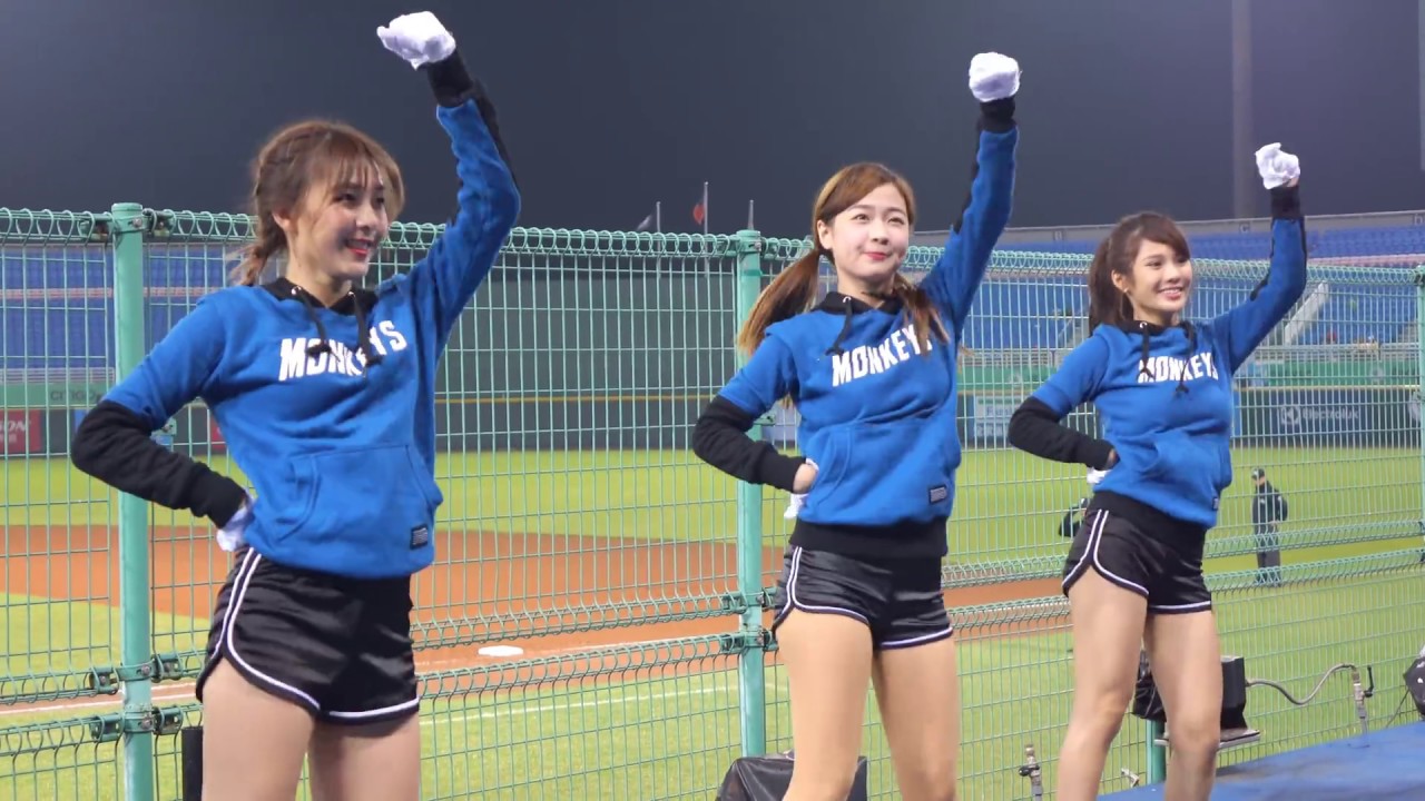 紅豆 籃籃 琳妲 LamiGirls 亞冠熱身賽《 陳子豪應援曲 》 20171111【4K】