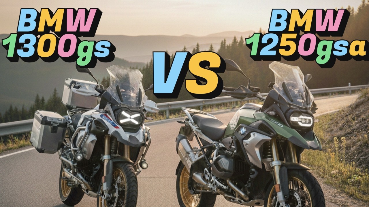 BMW1300GS VS BMW1250GSA.PASSO KOLOSOURTIS.