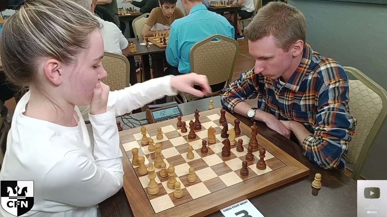 WFM Fatality (2015) vs FM Megavolt (2296). Chess Fight Night. CFN. Blitz