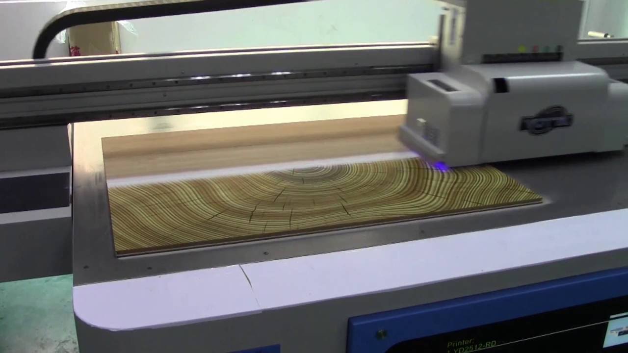 High quality wood board uv flatbed printer MDF board printing with fast speed