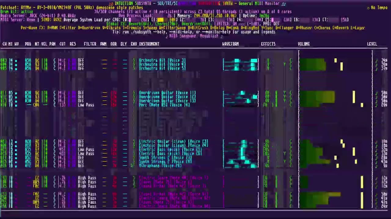Subsynth: AYYMe Megablast (Xenon 2)