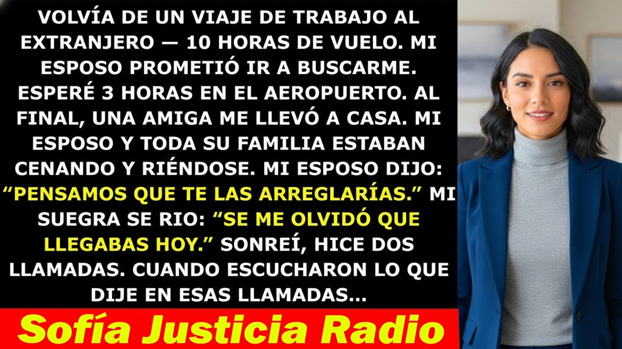 Mi Esposo Me Dejó Abandonada en el Aeropuerto Durante 3 Horas — Pero Cuando Vio Lo Que Hice…