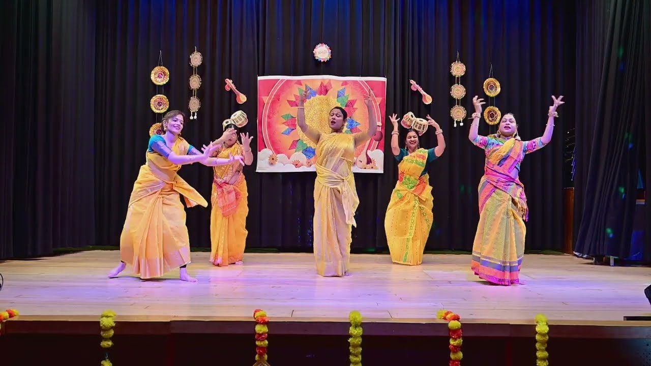 Agomoni Saraswati Puja 2026 | Dance | Bengali Movie Song Medley choreographed by Poulomi Dutt Ghosh