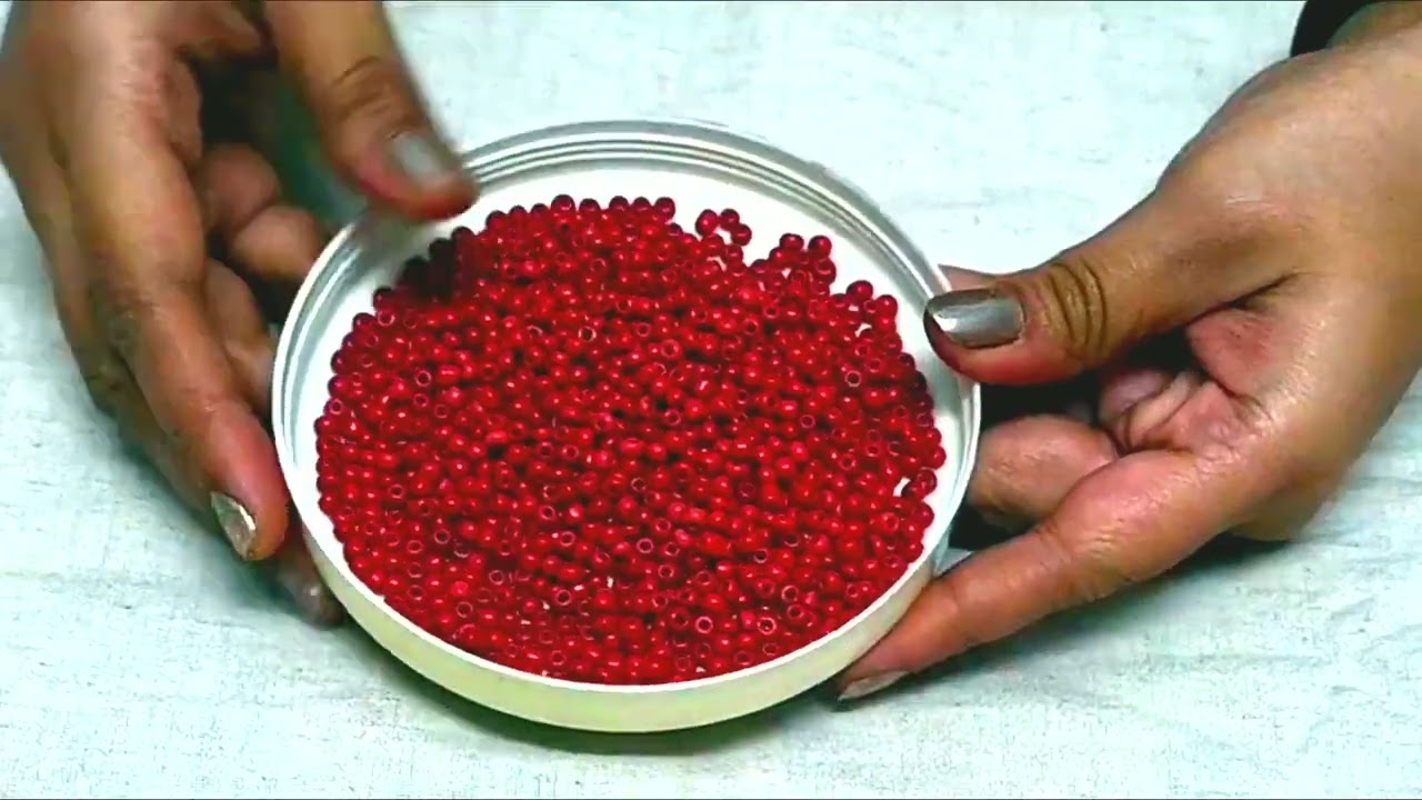 #NECKLACE 3 Flowers || Beautiful and Easy Glass Beads DIY Jewelry Ideas || DIYARTIEPIE