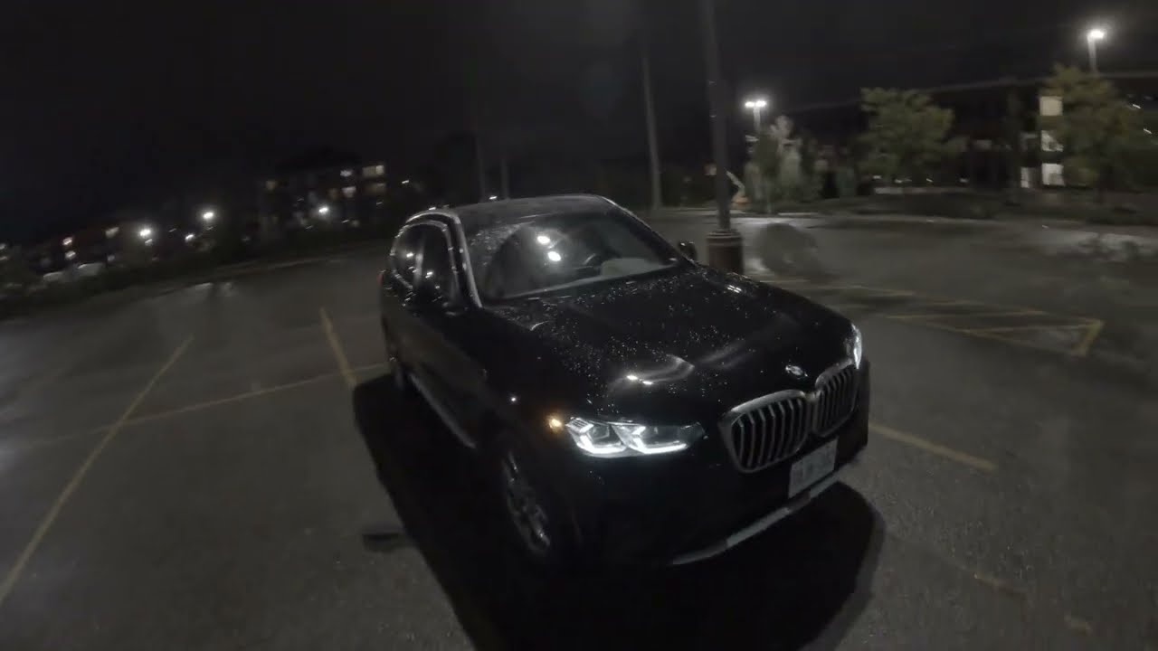 Nighttime POV Drive: See How the 2024 BMW X3 Shines After Dark! 4K