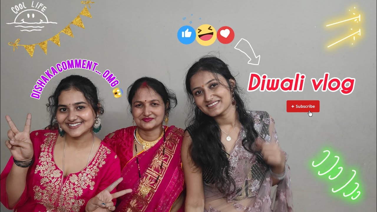 Diwali Vlog | Bhaiya, Vansh Ki Masti | Disha Ki Funny Commentary | Real Indian Diwali Celebration 🎉