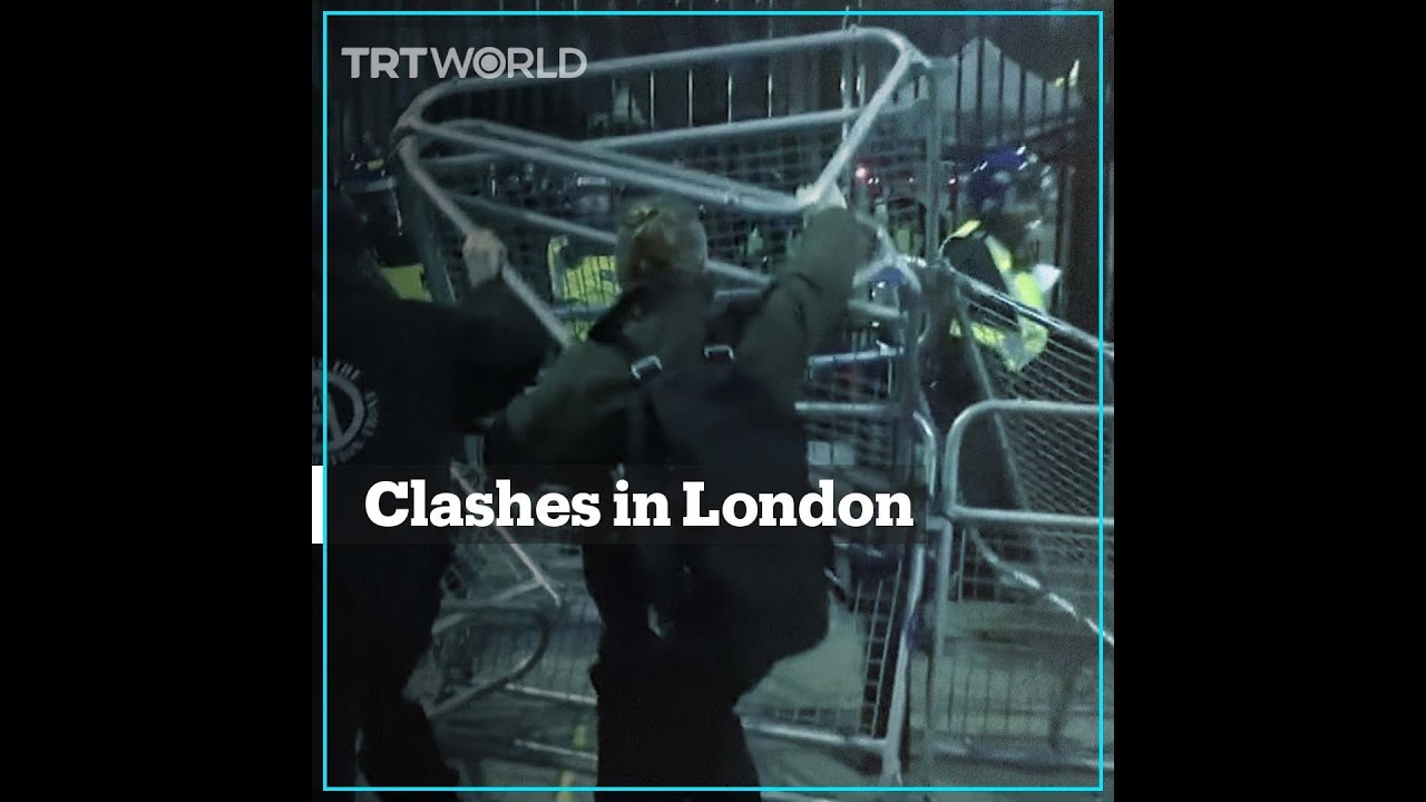 Tensions escalate during anti-lockdown protest in London