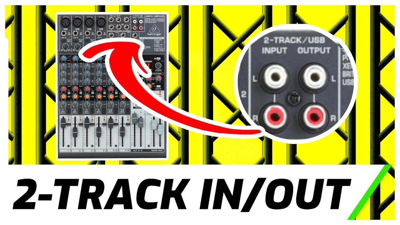 Настройка 2-канального (RCA) входа / Проблемы | Behringer Xenyx Audio Mixer
