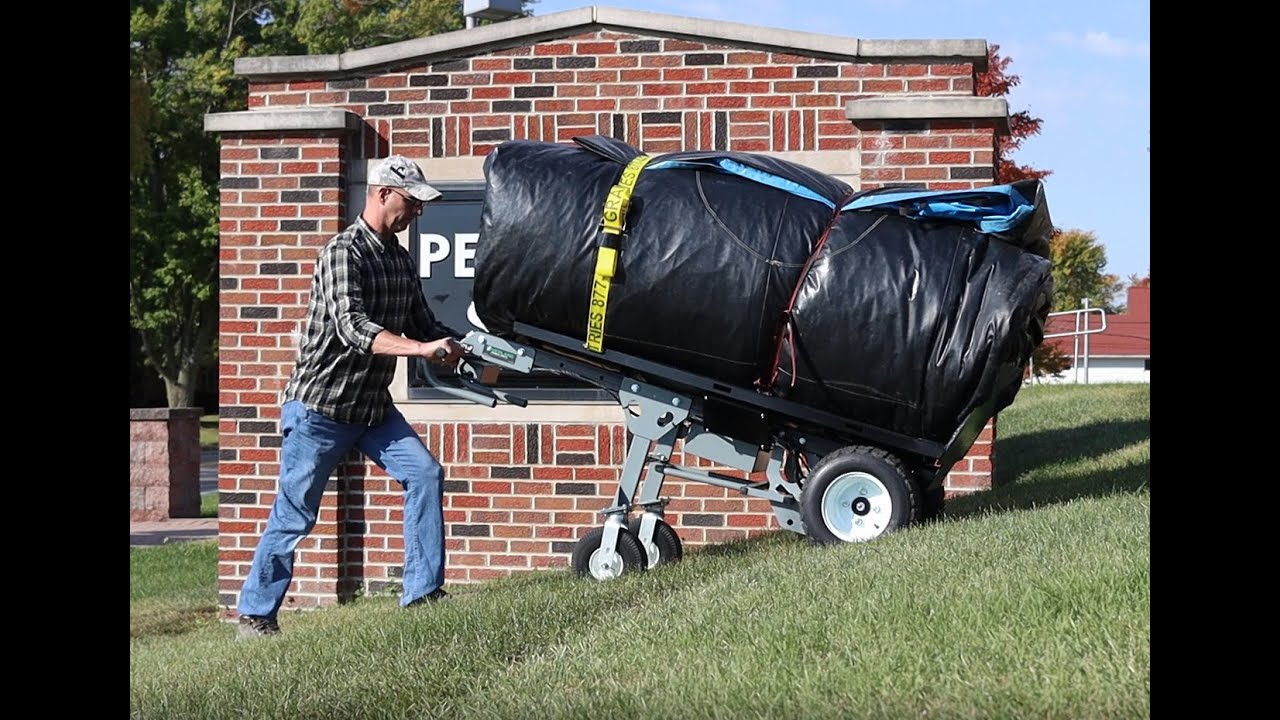 1200 LB CAPACITY: Introducing the Mega Herc Inflatable Hand Truck