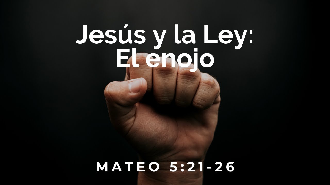 Jesús y la ira (Mateo 5:21-26) - Eduardo Barrientos