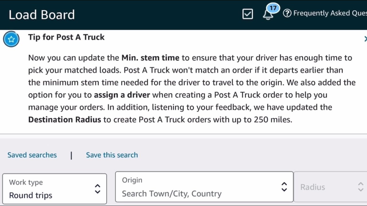 How to Successfully Use Amazon Relay’s Post A Truck