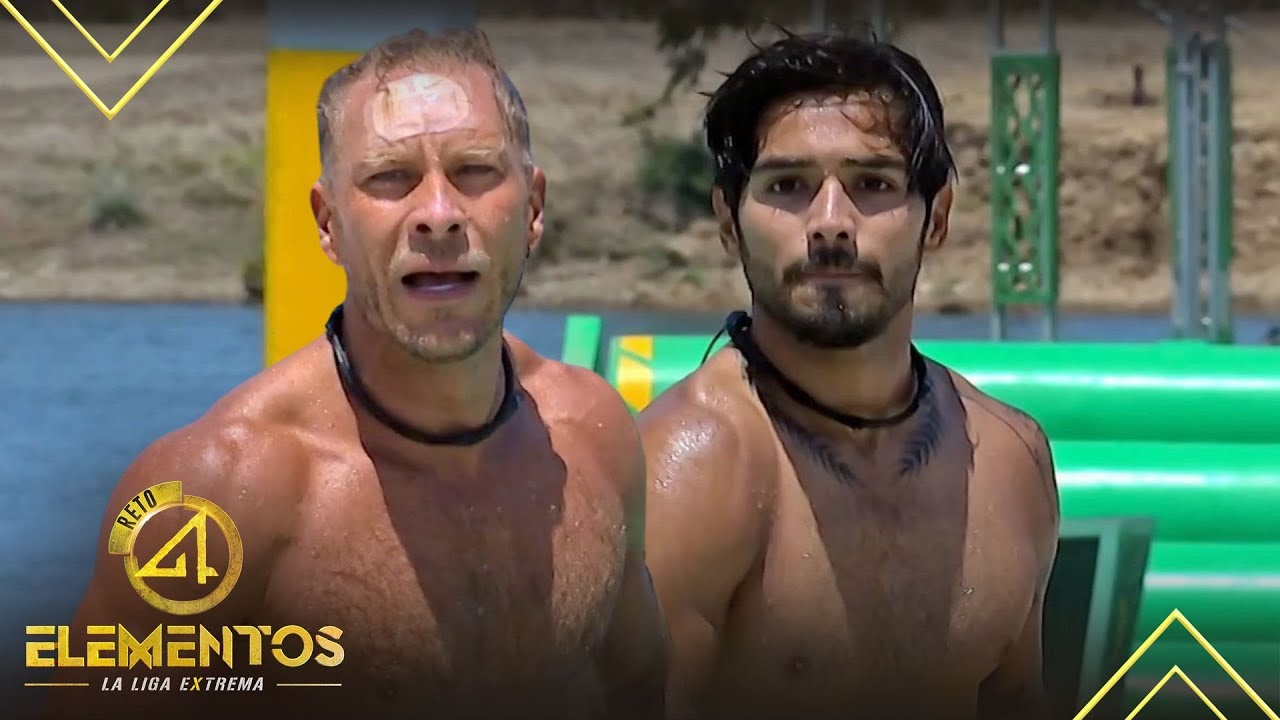 Duelo de titanes: Lauro vence a Zerboni en reñida competencia de la pista agua | Reto 4 Elementos