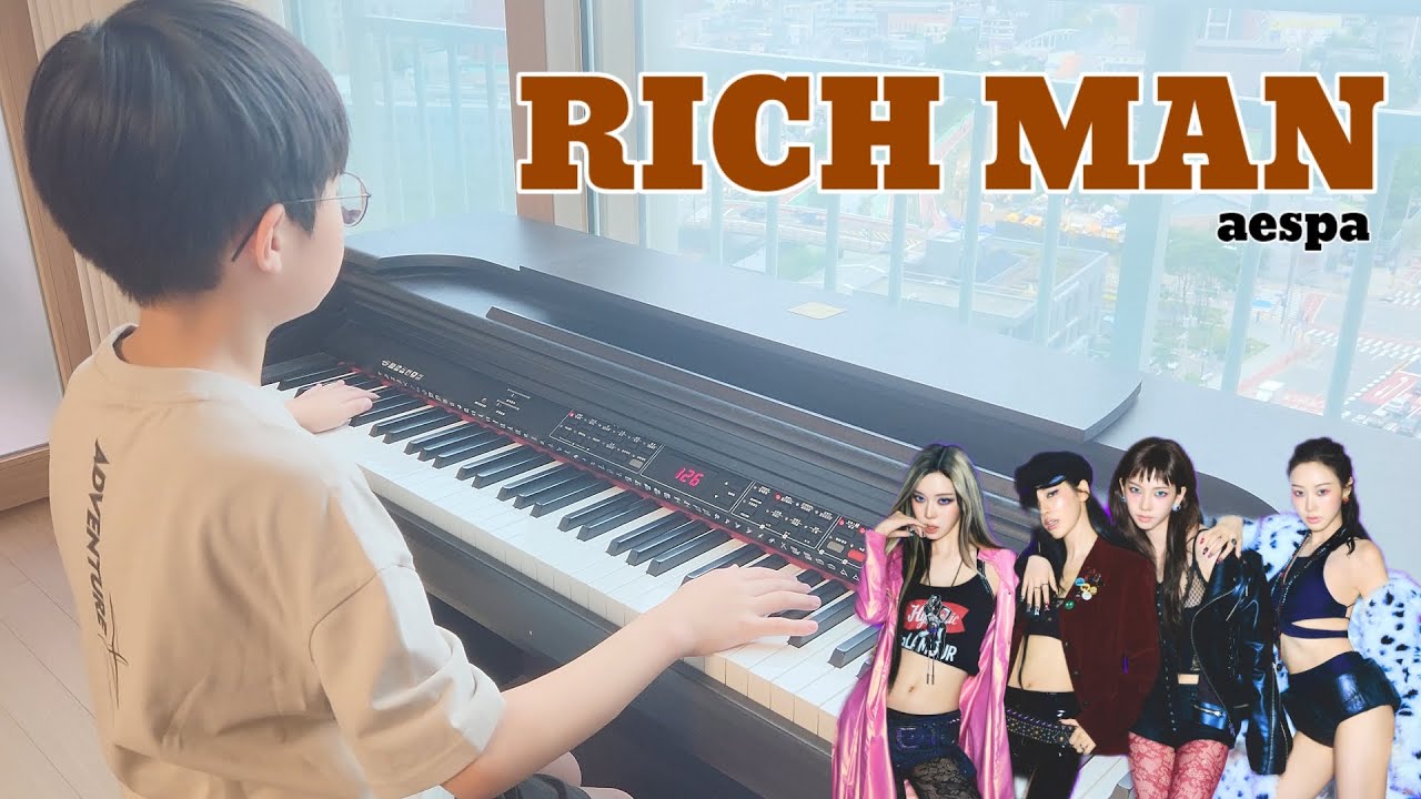[초4 청음연주] aespa - RICH MAN PIANO COVER