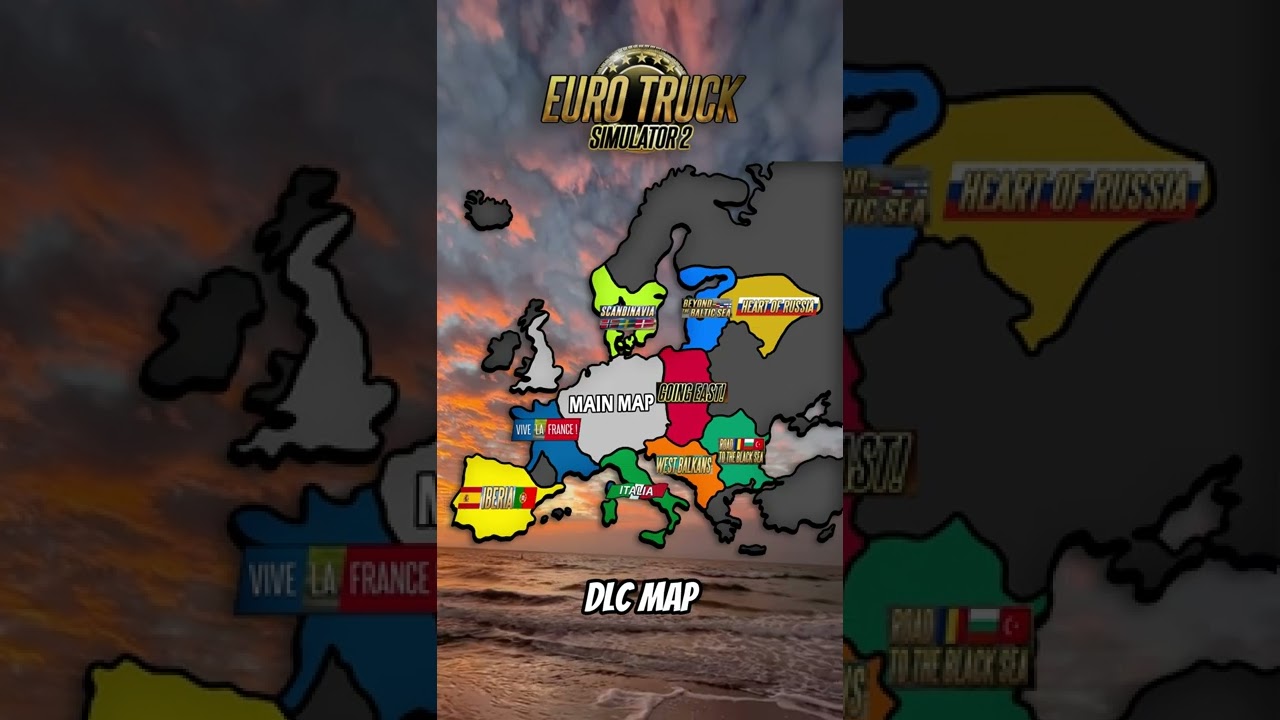 Euro Truck Simulator Map