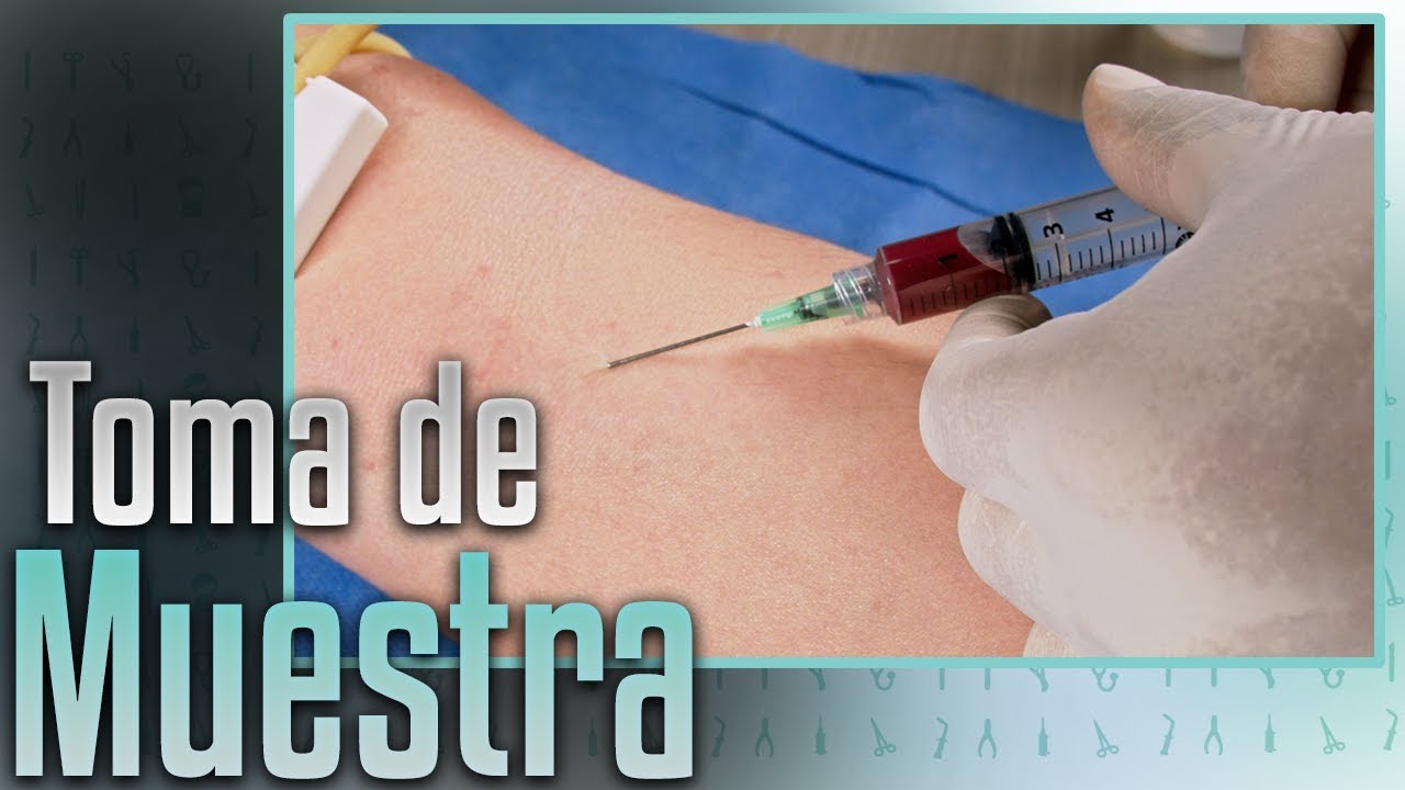 Toma de muestra sangu&iacute;nea