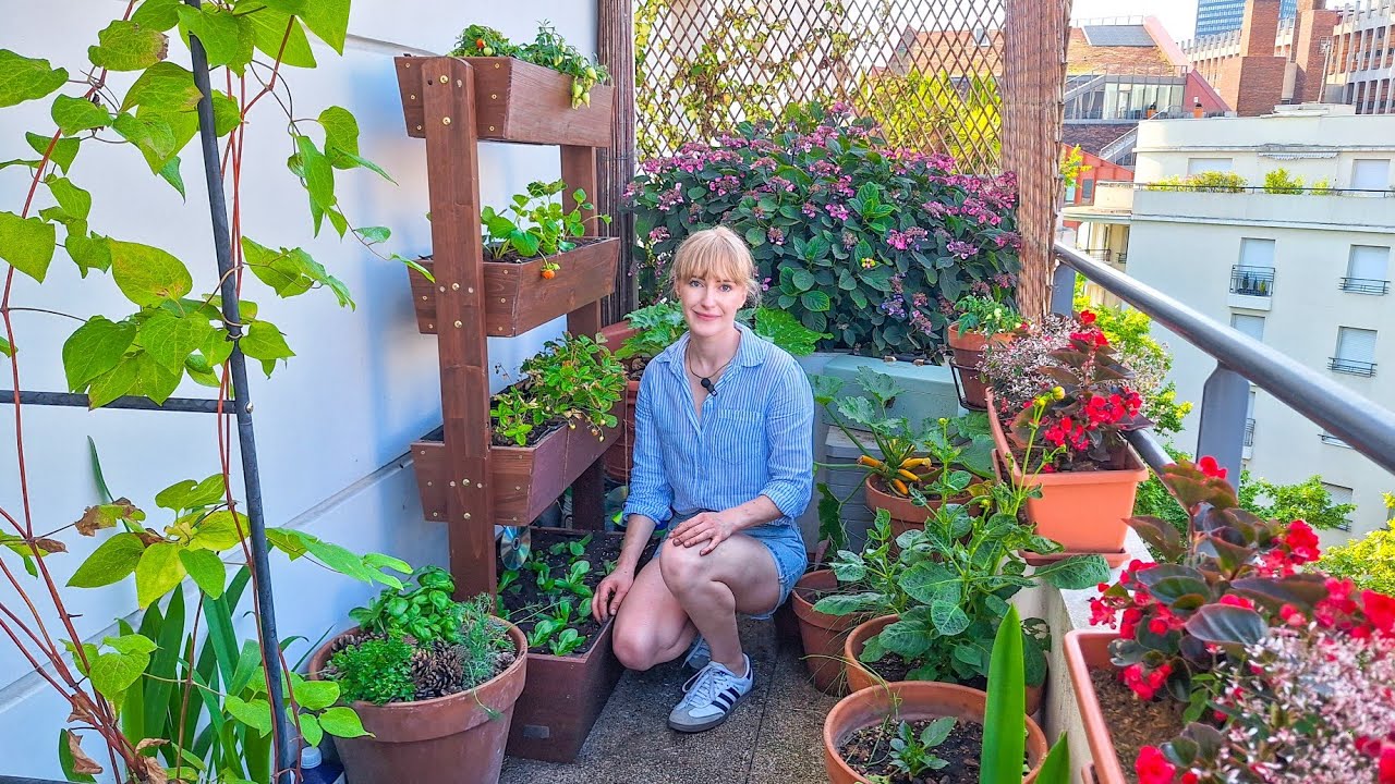 Vegetables & Herbs I’m Growing in My Shady Balcony Garden (Summer 2025)