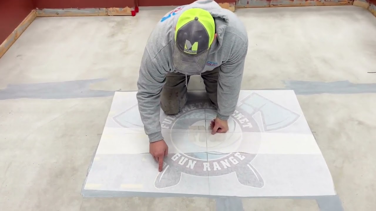 Epoxy Floor Logo Applications with Mike | Floor Skinz