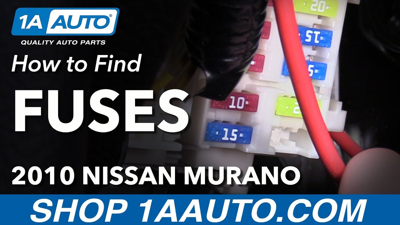 Where to Find How to Change Fuses 09-14 Nissan Murano