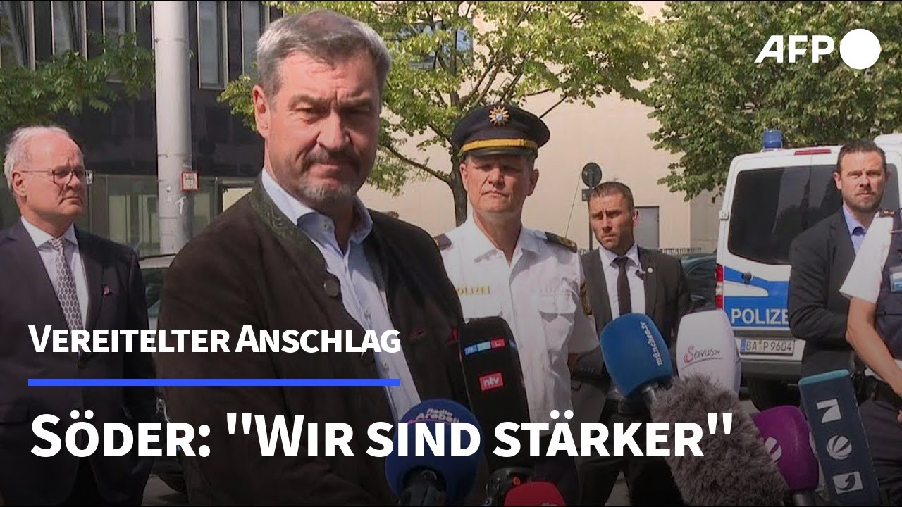 Söder nach vereiteltem Anschlag: 