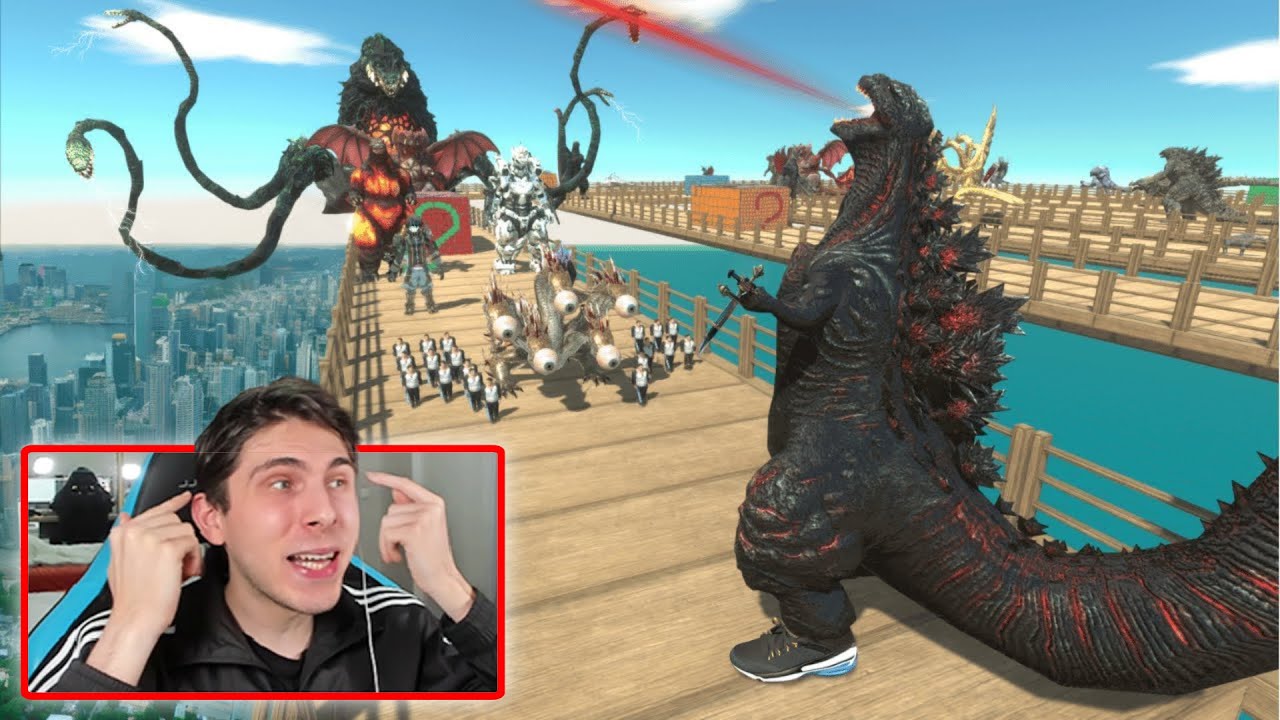 Shin Godzilla Death Run Rescata dinosaurios de Biollante (ARBS)