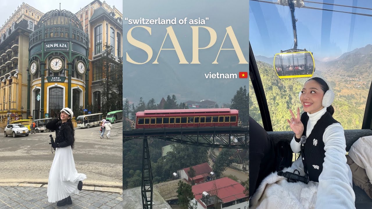 SAPA, VIETNAM 🇻🇳 | Christmas (Family Travel at Moana + Sun Plaza + Fansipan + Glass Bottom Bridge)