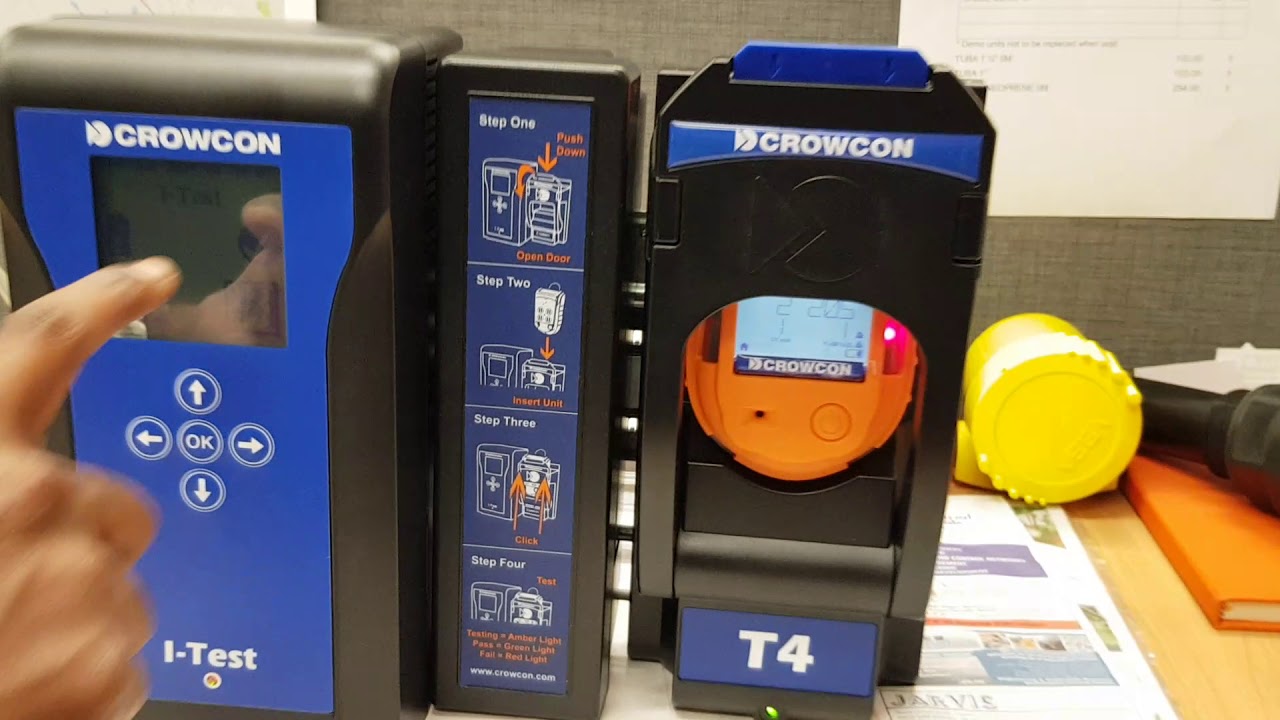 Crowcon i-test configuration and calibration