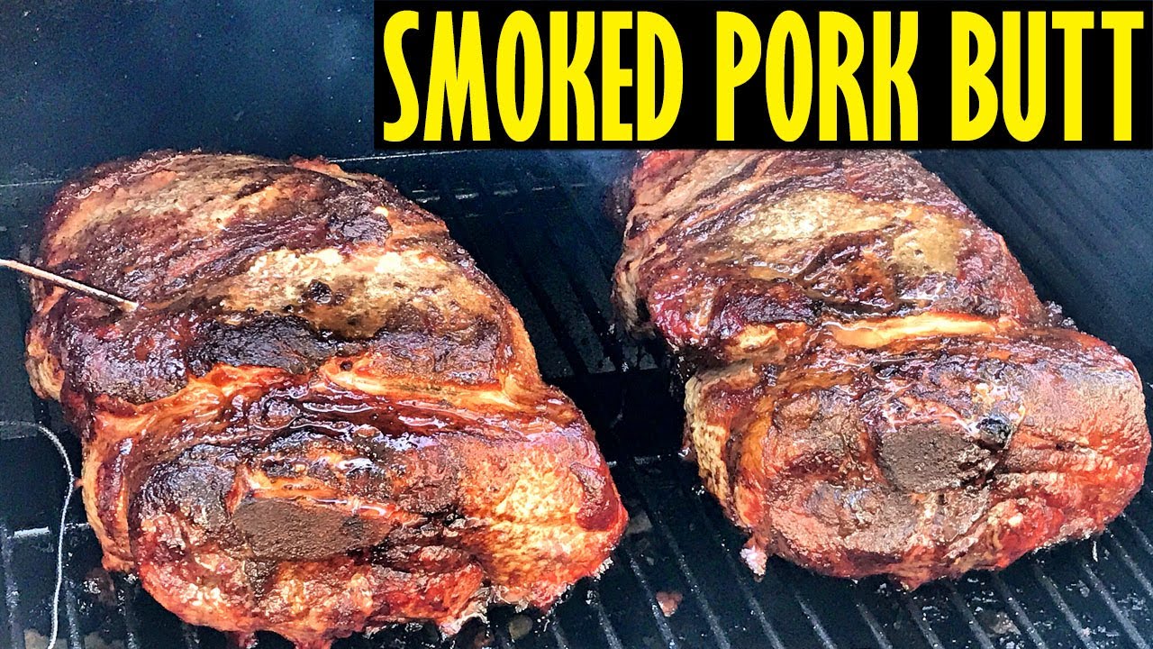 Smoking Pork Butts On The Oklahoma Joe's Highland