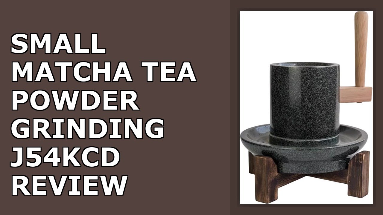 Small Matcha Tea Powder Grinding Machine,Stone mill for grinding tea powder,wooden Review