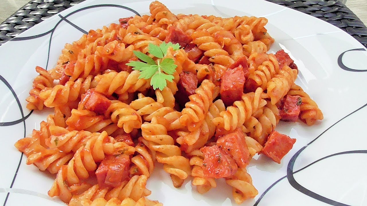 Makaron z kielbasa Pyszny i prosty /Kasia ze slaska gotuje