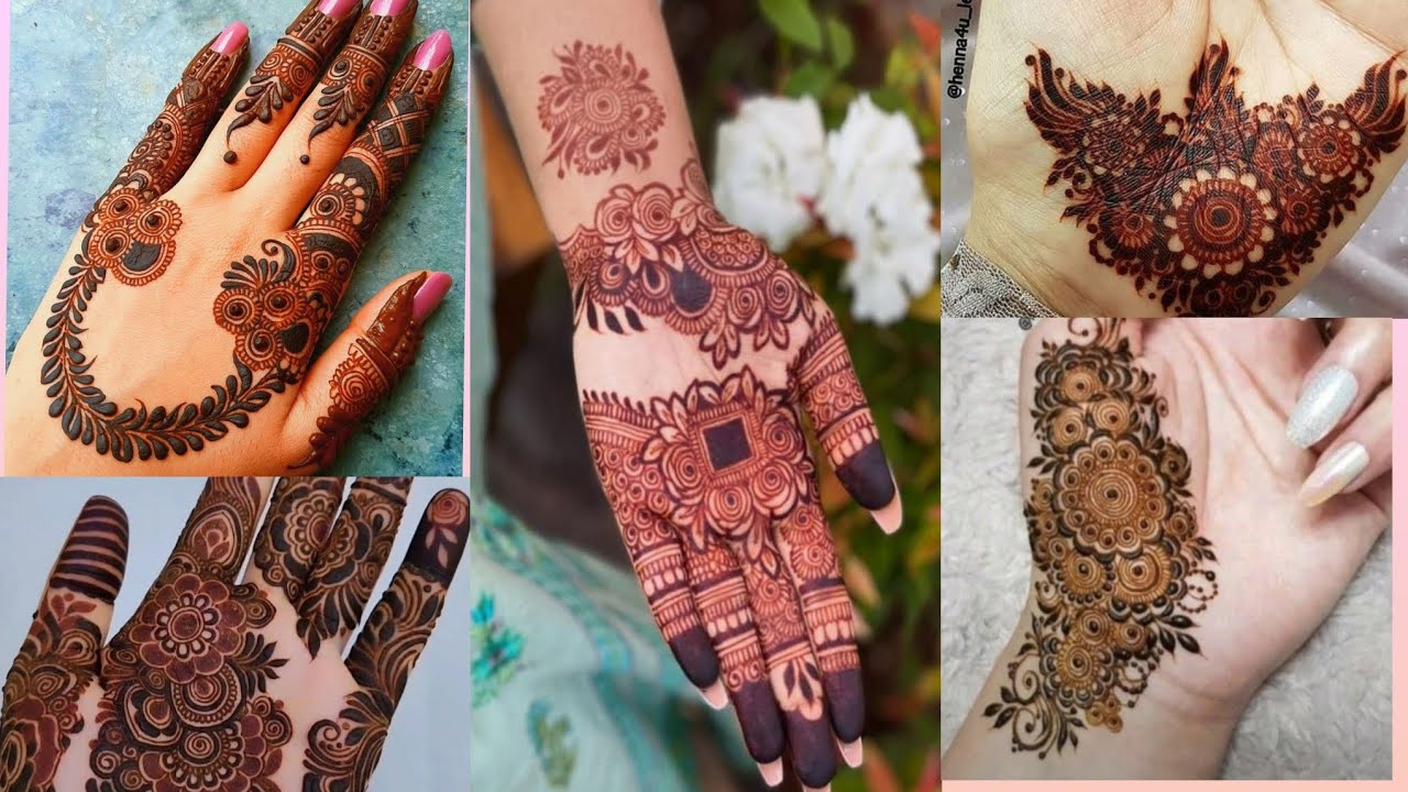 Very simple and easy mehndi designs 🌹🌹🌹#simplemehndi #mehndilovers