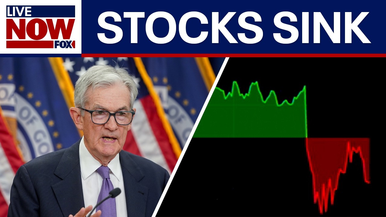 Fed rate cut: Stocks sink during Powell speech