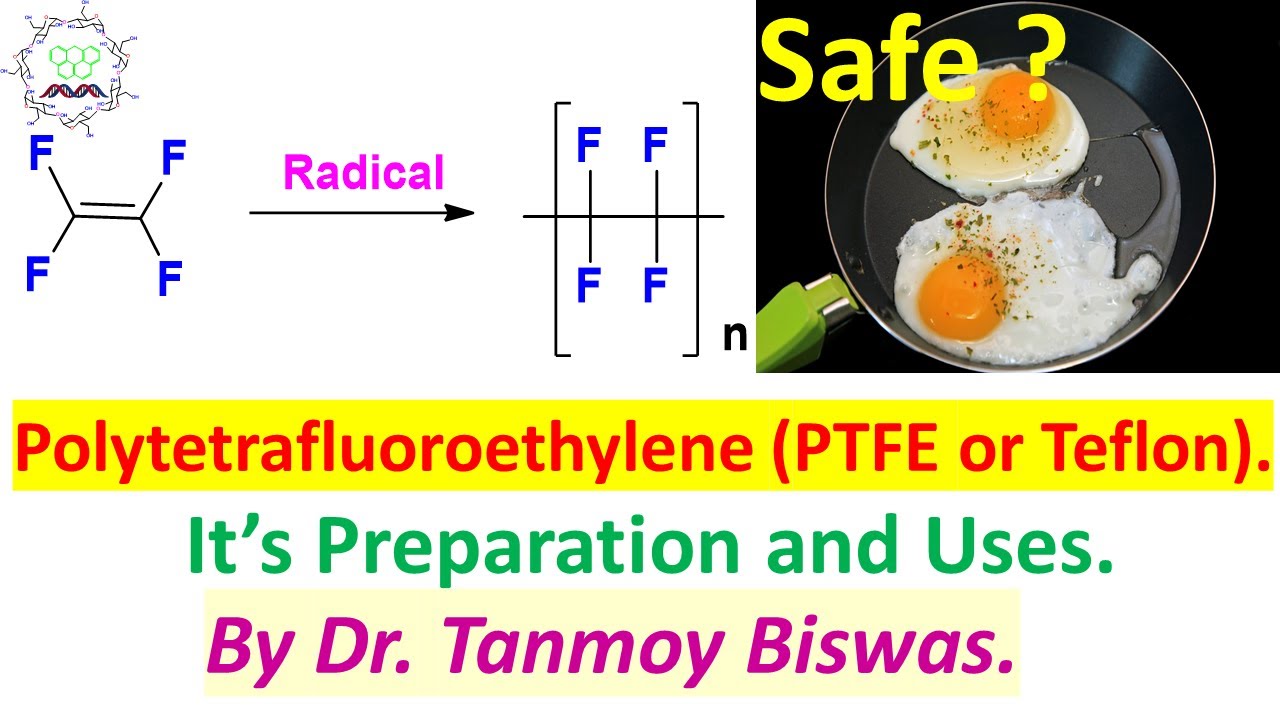Polytetrafluoroethylene (PTFE) synthesis by Dr. Tanmoy Biswas (Chemistry : The Mystery of Molecules)