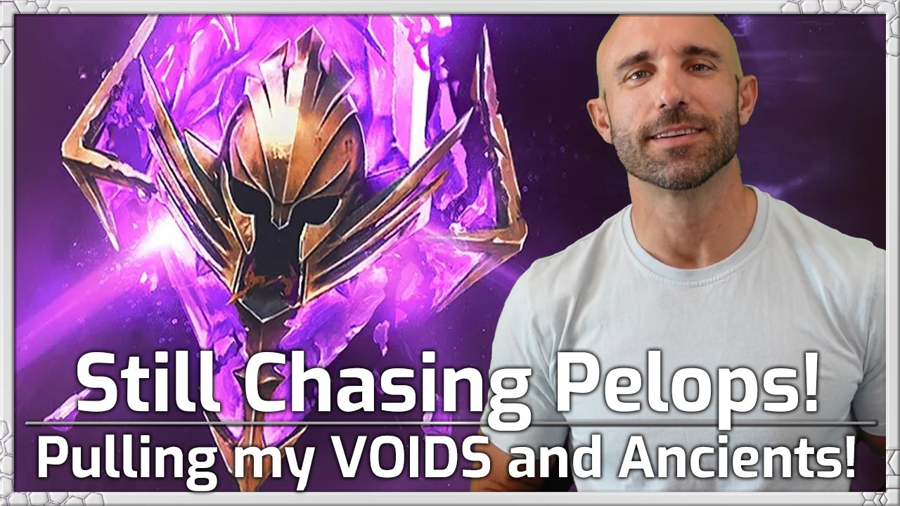 Chasing Pelops! Pulling ALL my Voids and Ancients!  - RAID Shadow Legends!