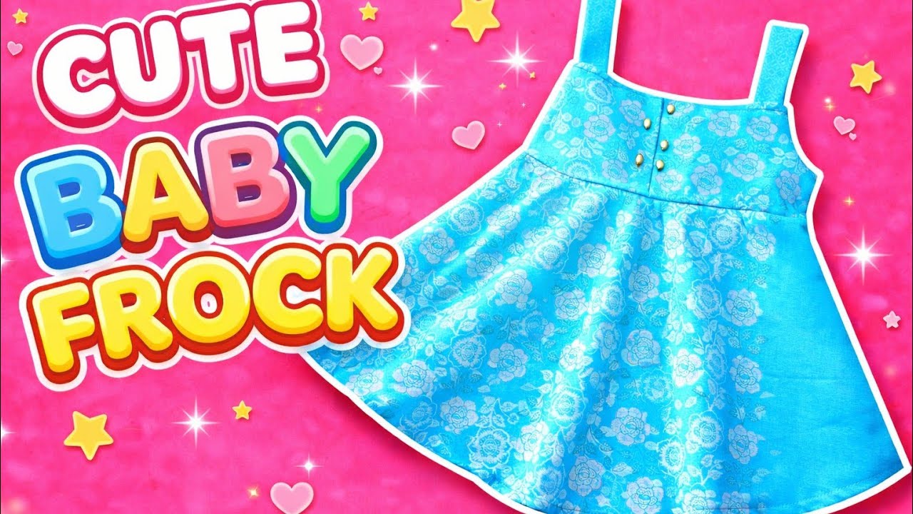 Very Easy Umbrella Cut Baby Frock Cutting & Stitching | Baby Frock for Beginners | Simple Stitching