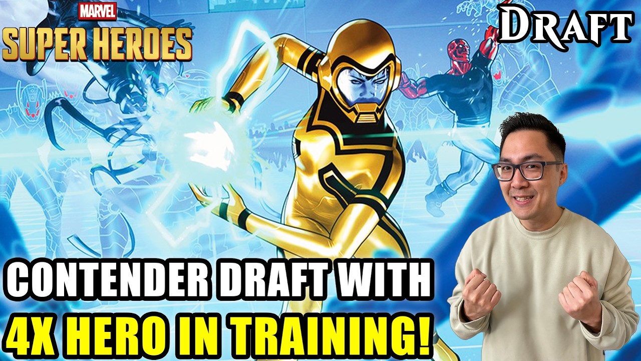 Contender Draft With 4X Hero In Training! | Marvel Super Heroes Draft | Contender Draft | MTG Arena