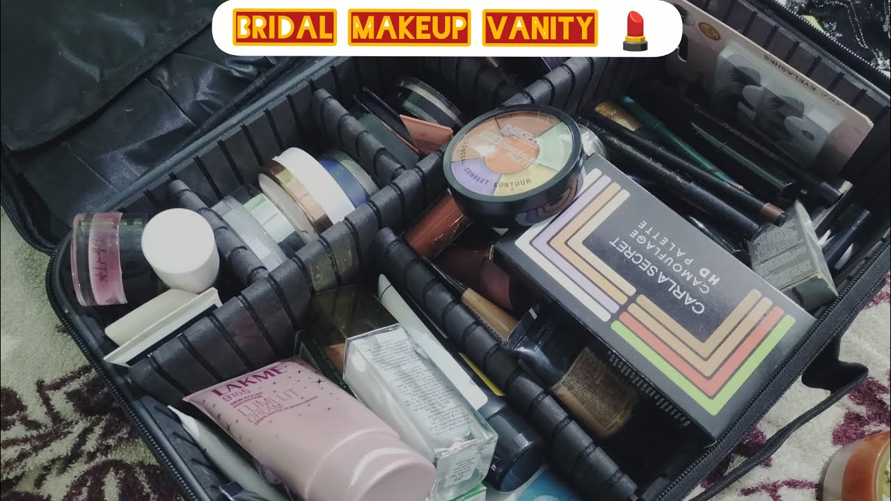 Your Bridal Makeup vanity in budget 💕#makeup #bridalmakeupvanity #makeupproducts #makeupvanity