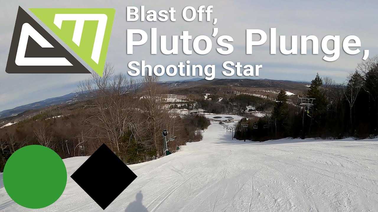 Crotched Mountain - Blast Off to Pluto's Plunge to Shooting Star (Top to Bottom) - Full Trail Guide