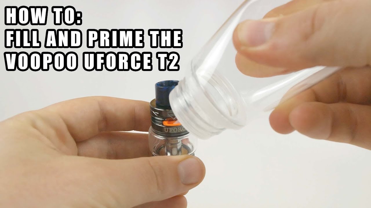 Как заправить и заправить бак и испаритель Voopoo Uforce T2 | Vaporleaf