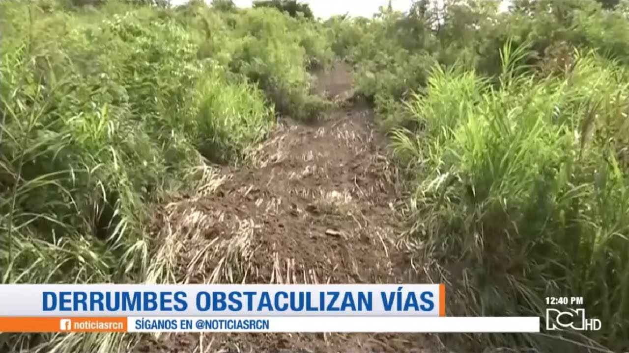 Ocho veredas de Bucaramanga permanecen incomunicadas por derrumbes
