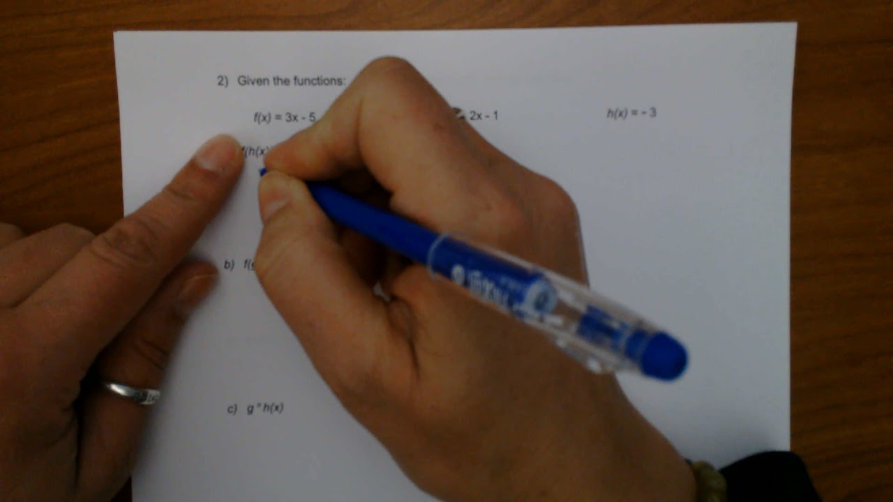 Composite Functions Part 1