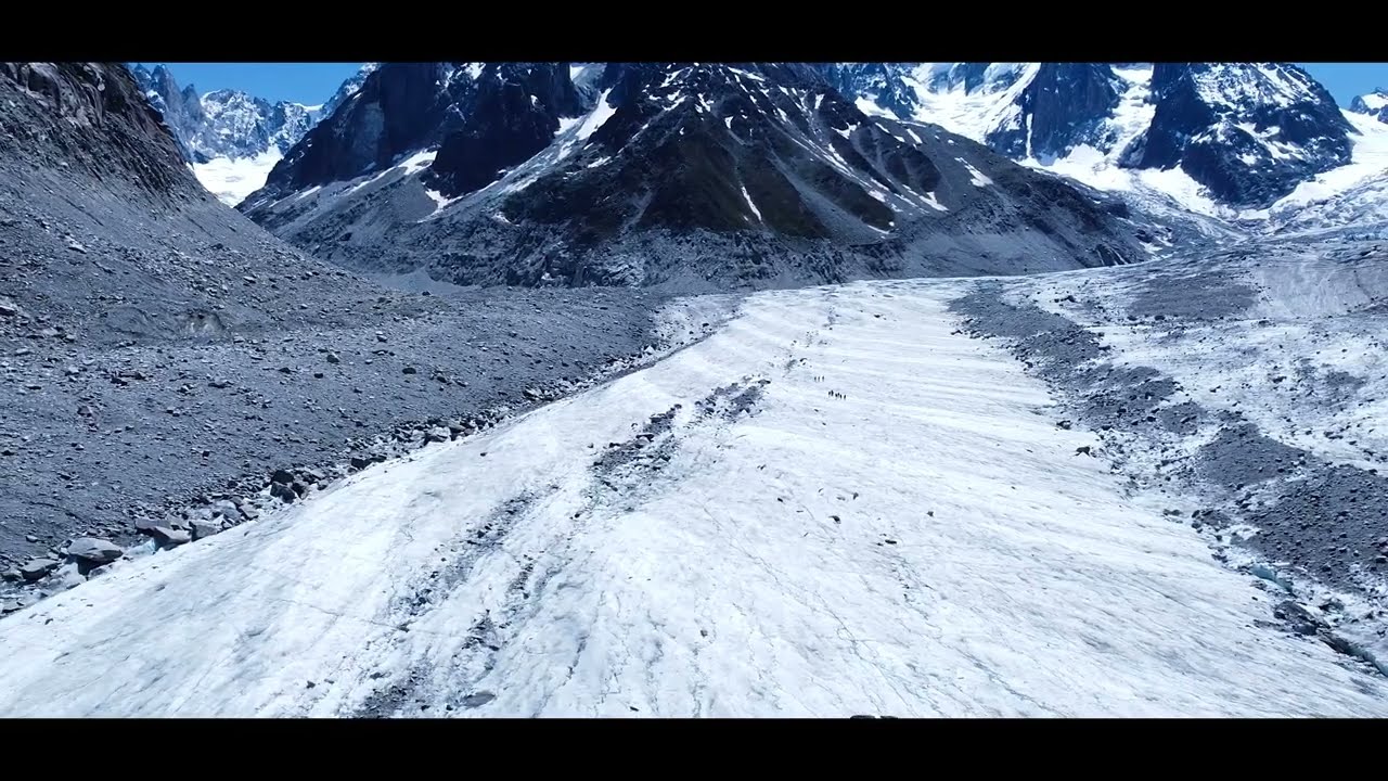 Mer de Glace Chamonix drone 2022
