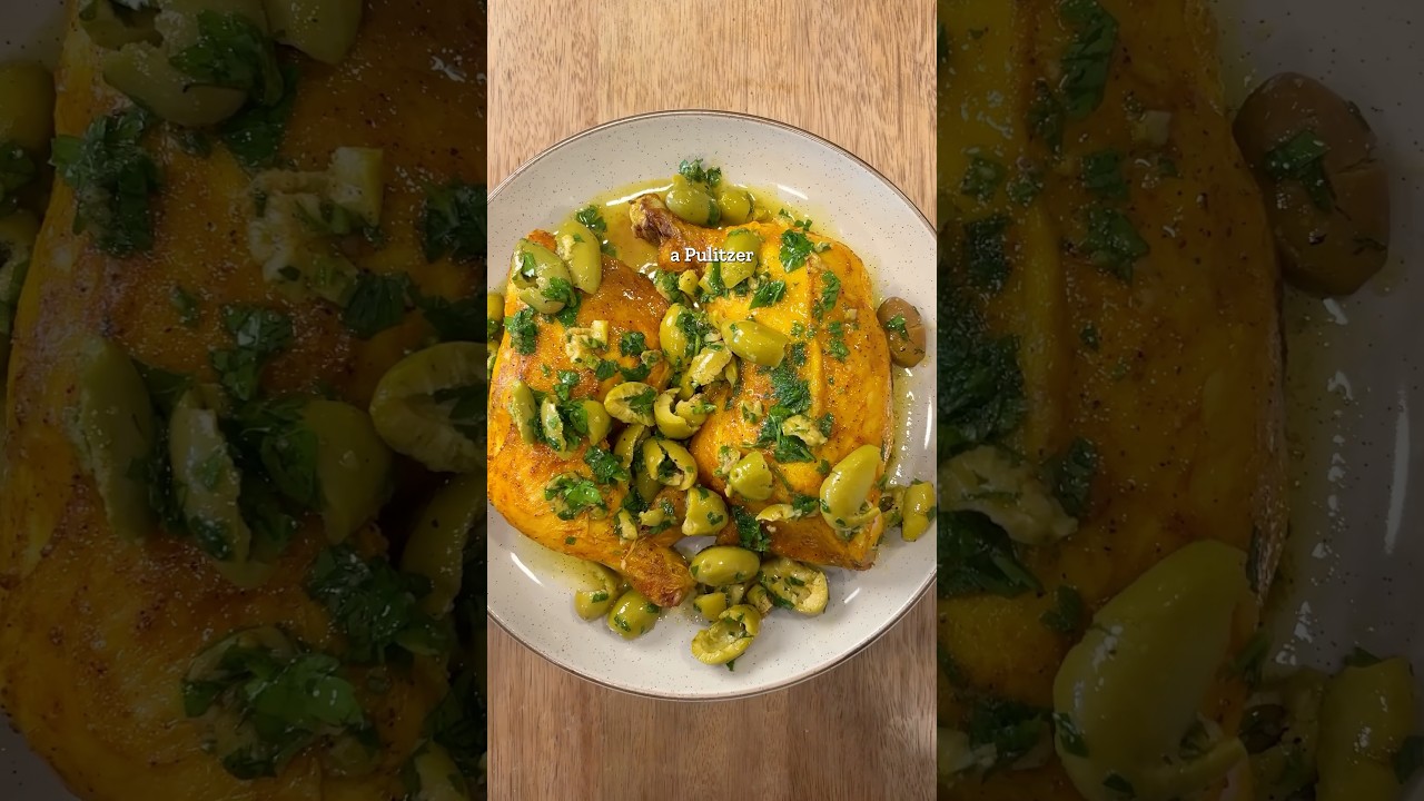 New York Times Top 50 Recipes | Vinegar Chicken with Crushed Olive Dressing by Alison Roman (#39)