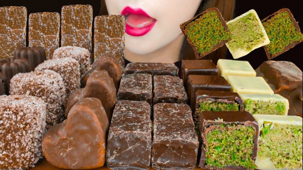 【ASMR】【咀嚼音 】チョコマシュマロ🍫ドバイチョコ🍫MUKBANG 먹방 食べる音 EATING SOUNDS NO TALKING